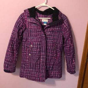 Kids Columbia Sportswear Company Purple Patterned  Jacket